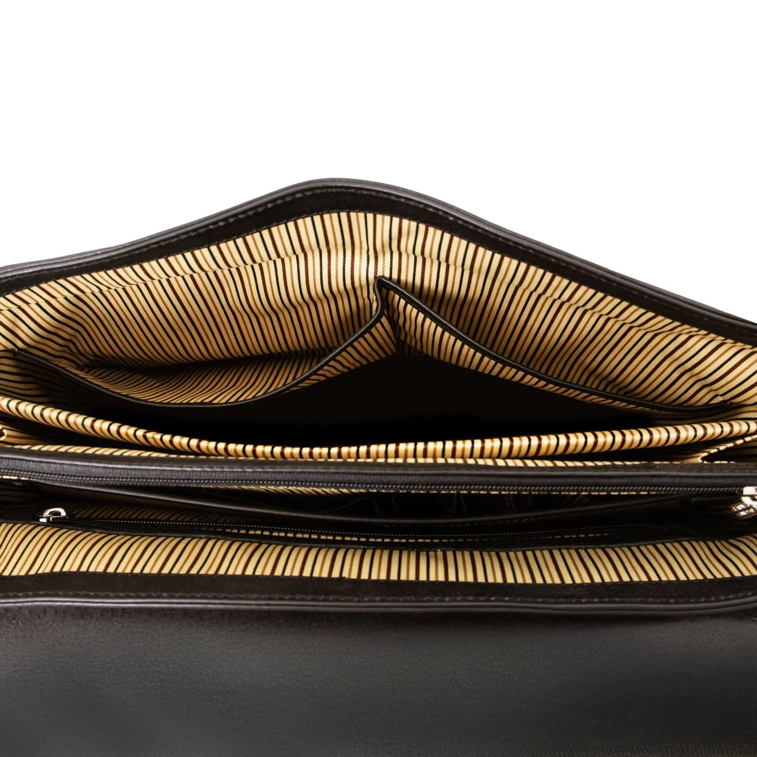 Alessandria - Matte leather multi compartment laptop briefcase | TL142067 - Image 13