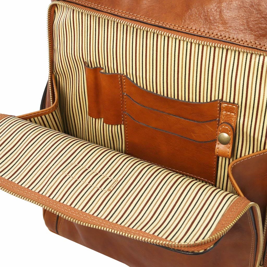 Bangkok - Matte leather laptop backpack - Large size | TL142336 - Image 4