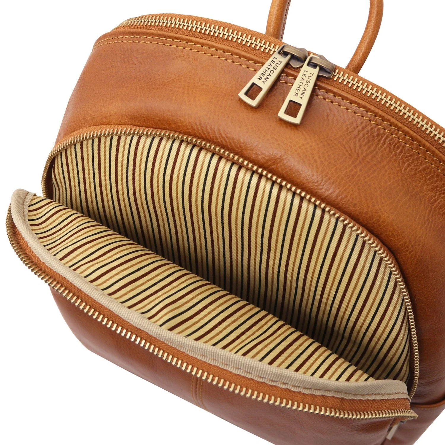 Canberra - 2 Compartment leather backpack | TL142460 - Image 5