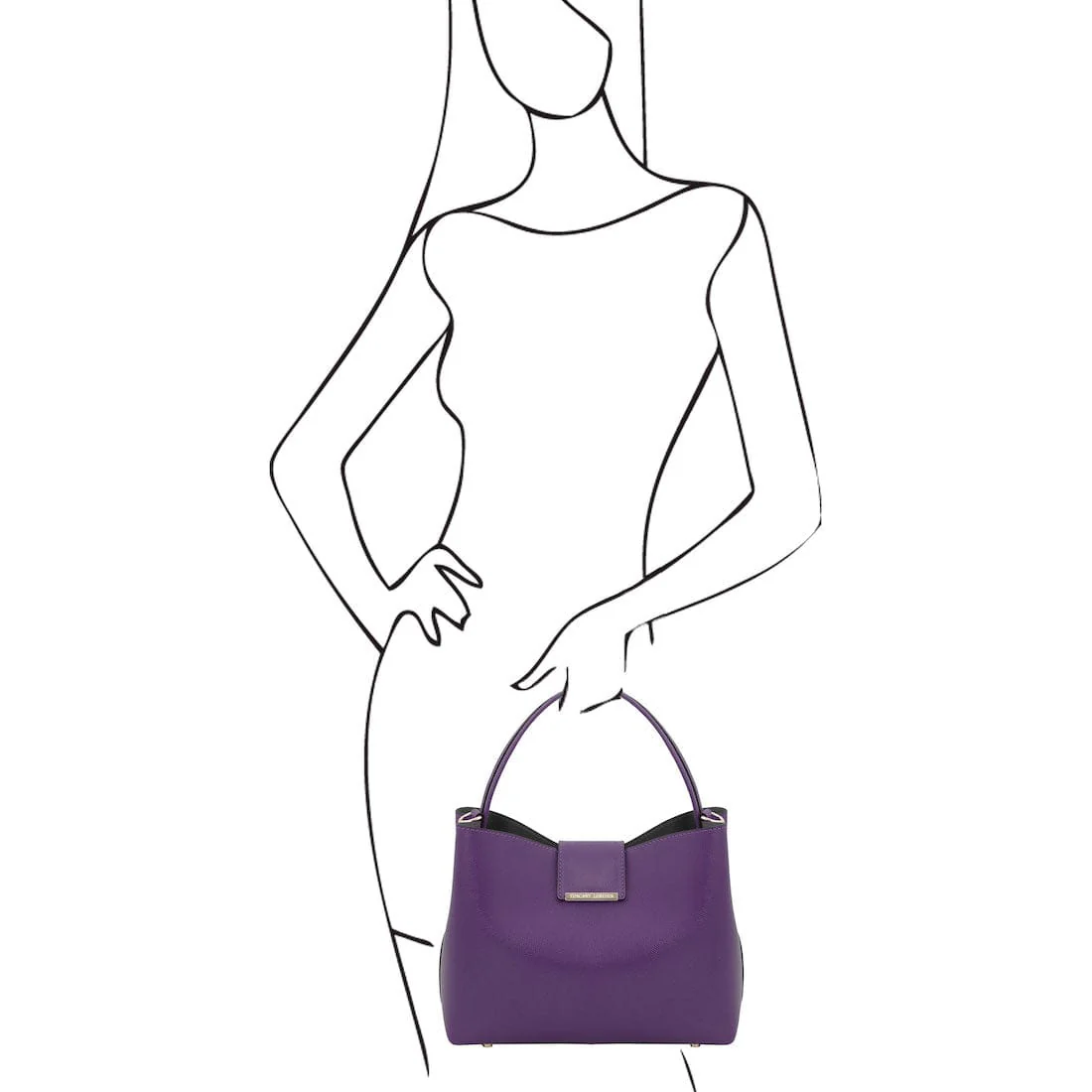 Clio - Palmellato leather bucket bag | TL141690 - Image 24
