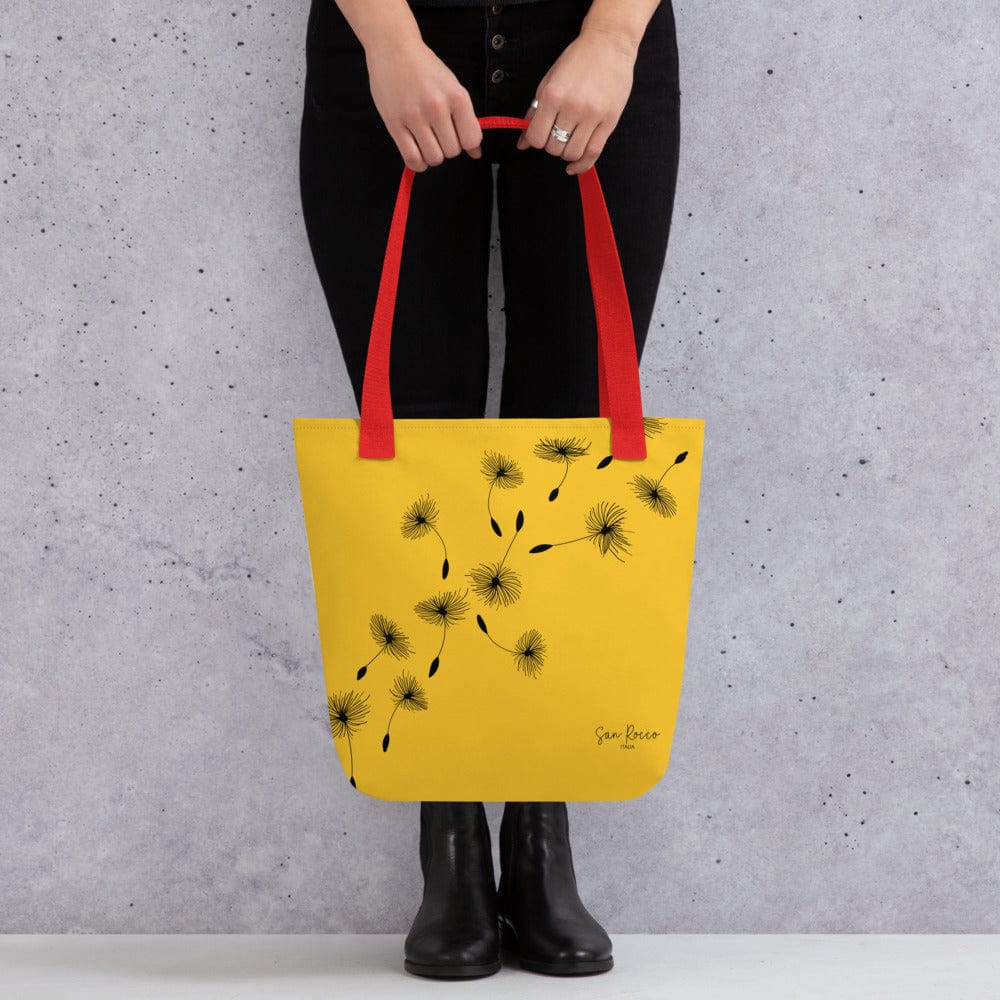 Yellow Dandelion Tote Bag - Image 11