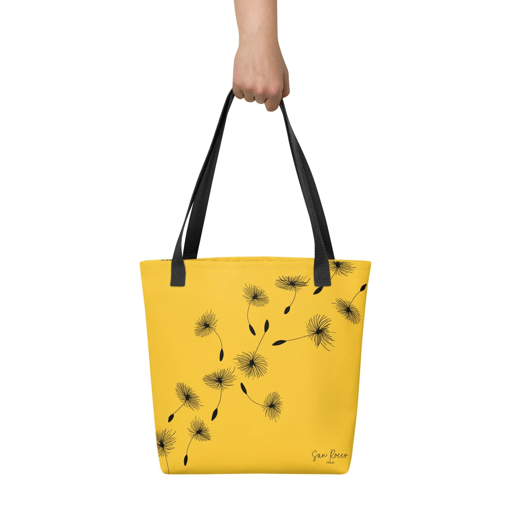 Yellow Dandelion Tote Bag - Image 14