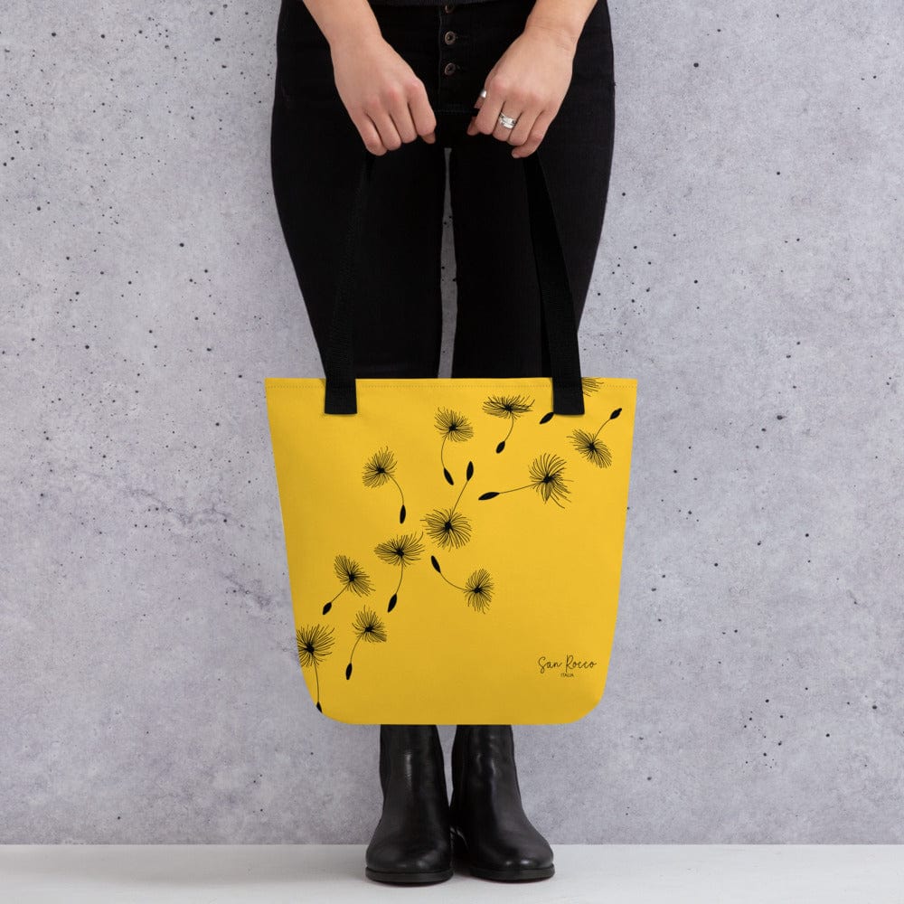 Yellow Dandelion Tote Bag - Image 3