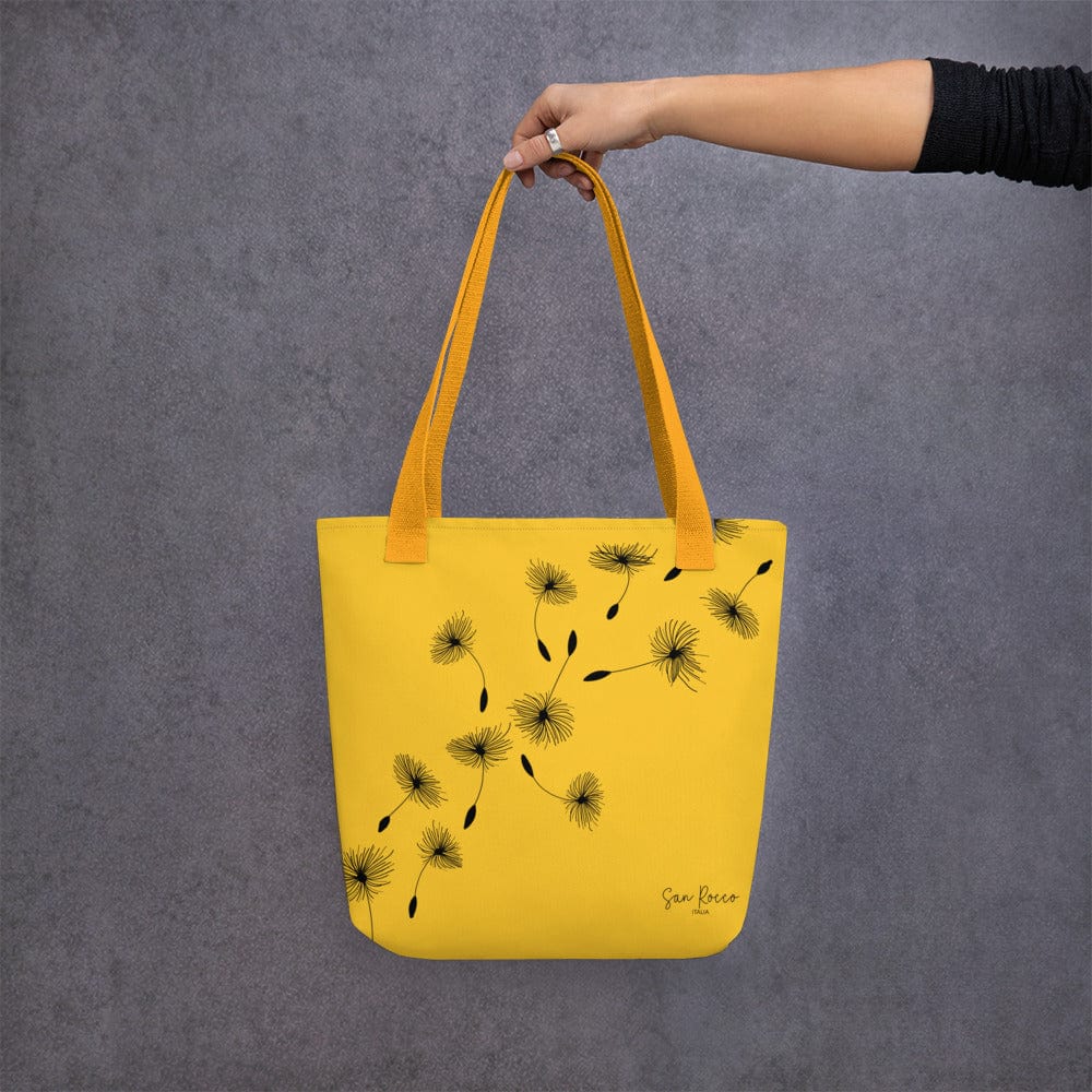 Yellow Dandelion Tote Bag - Image 4