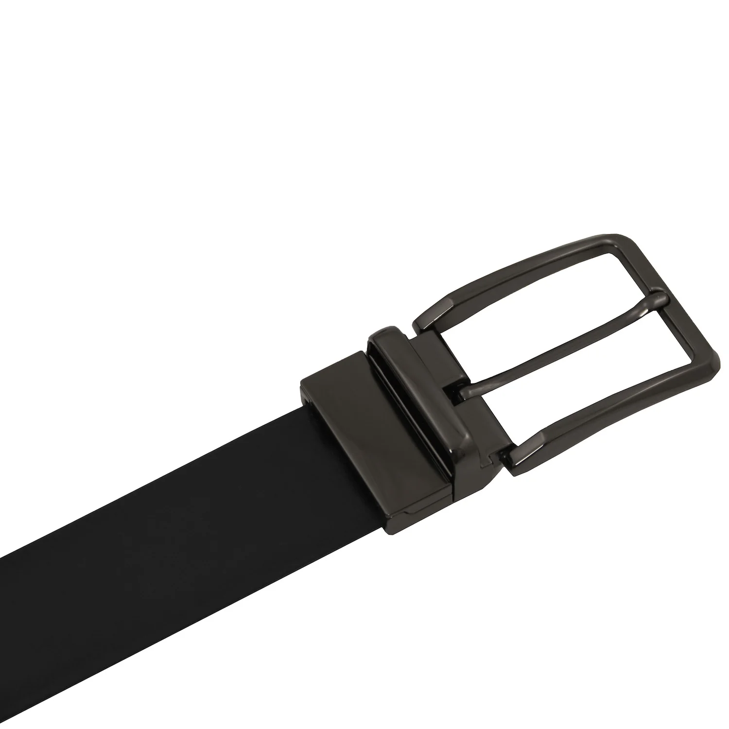 Elegant double-sided brushed leather belt 35mm | TL142540 - Image 7