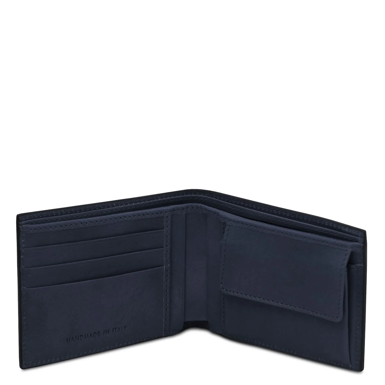 Exclusive 2 fold leather wallet for men with coin pocket - Matte leather | TL142552 - Image 18