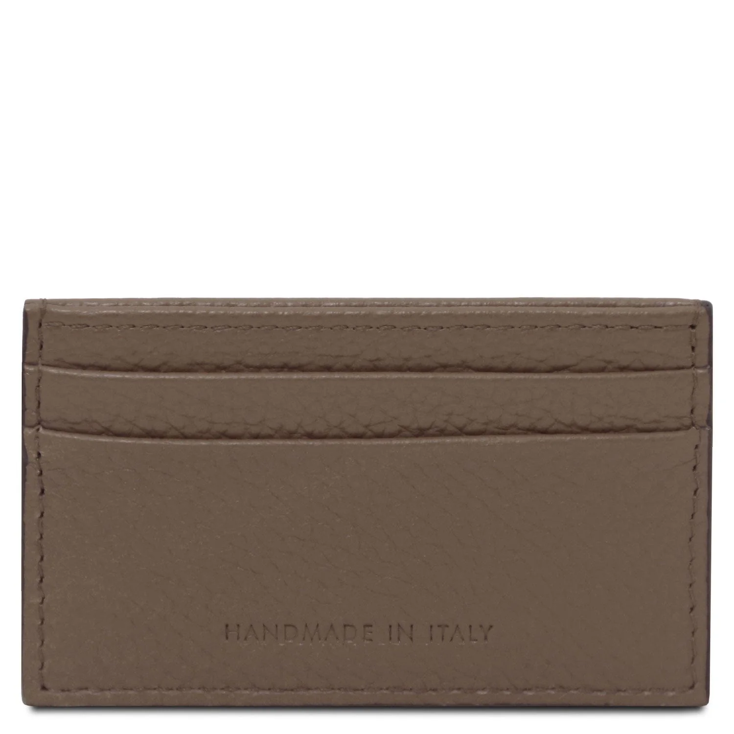 Leather card holder - 4 cards, pebbled leather | TL142474 - Image 29