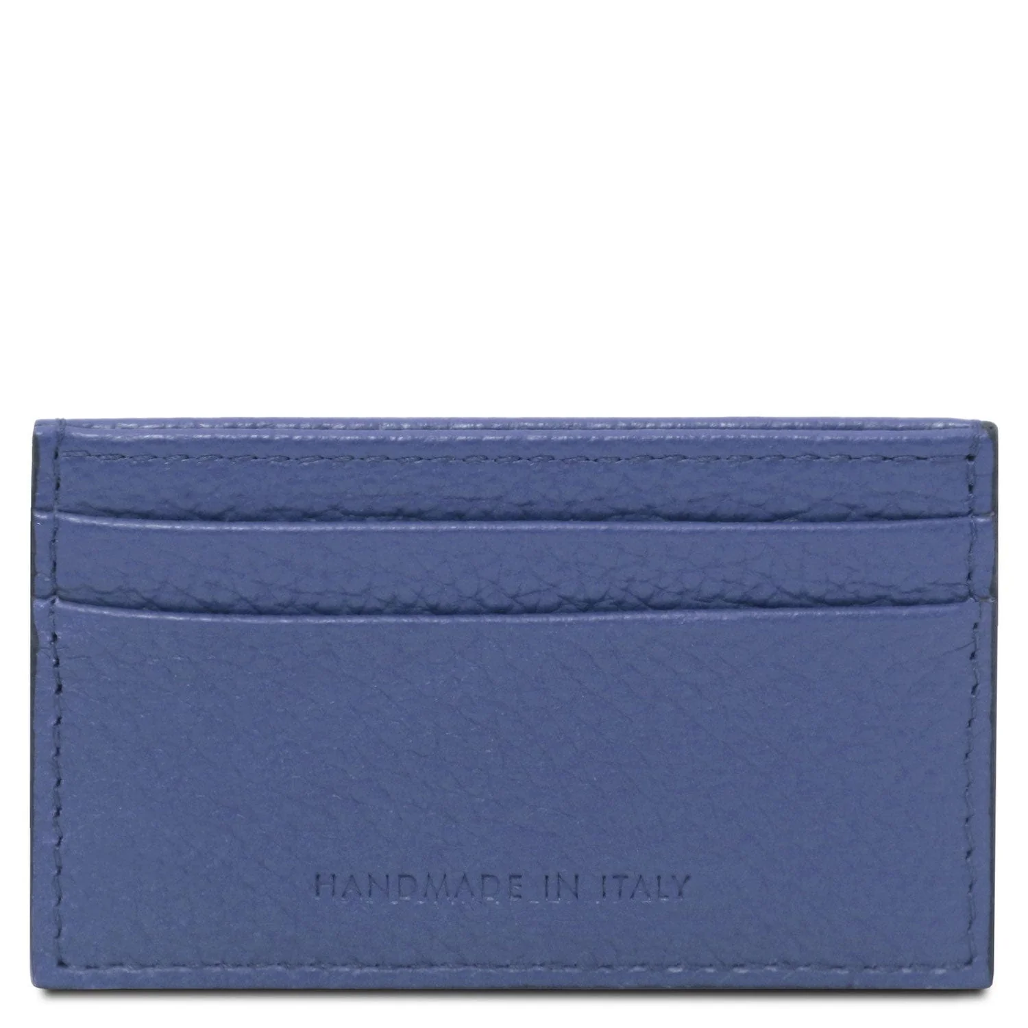 Leather card holder - 4 cards, pebbled leather | TL142474 - Image 5
