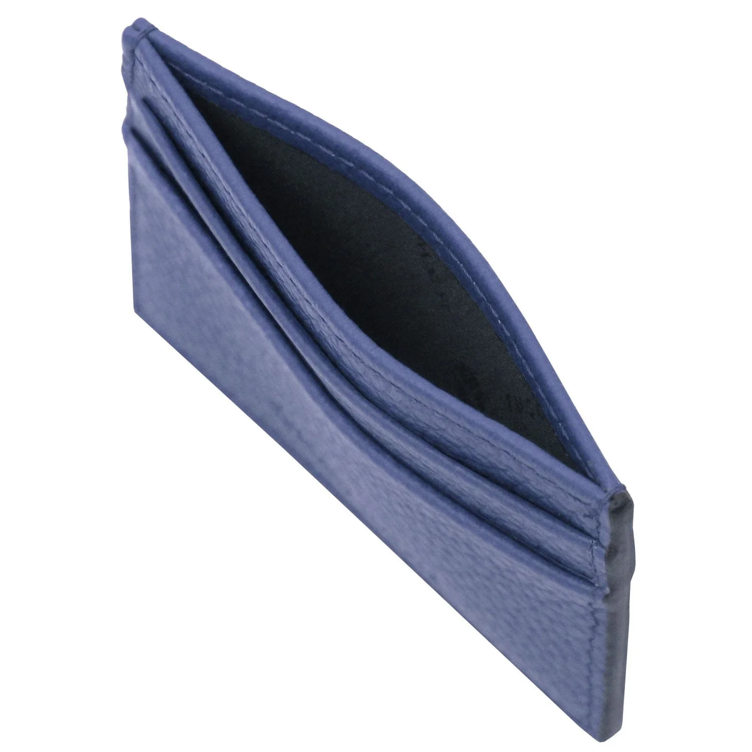Leather card holder - 4 cards, pebbled leather | TL142474 - Image 6