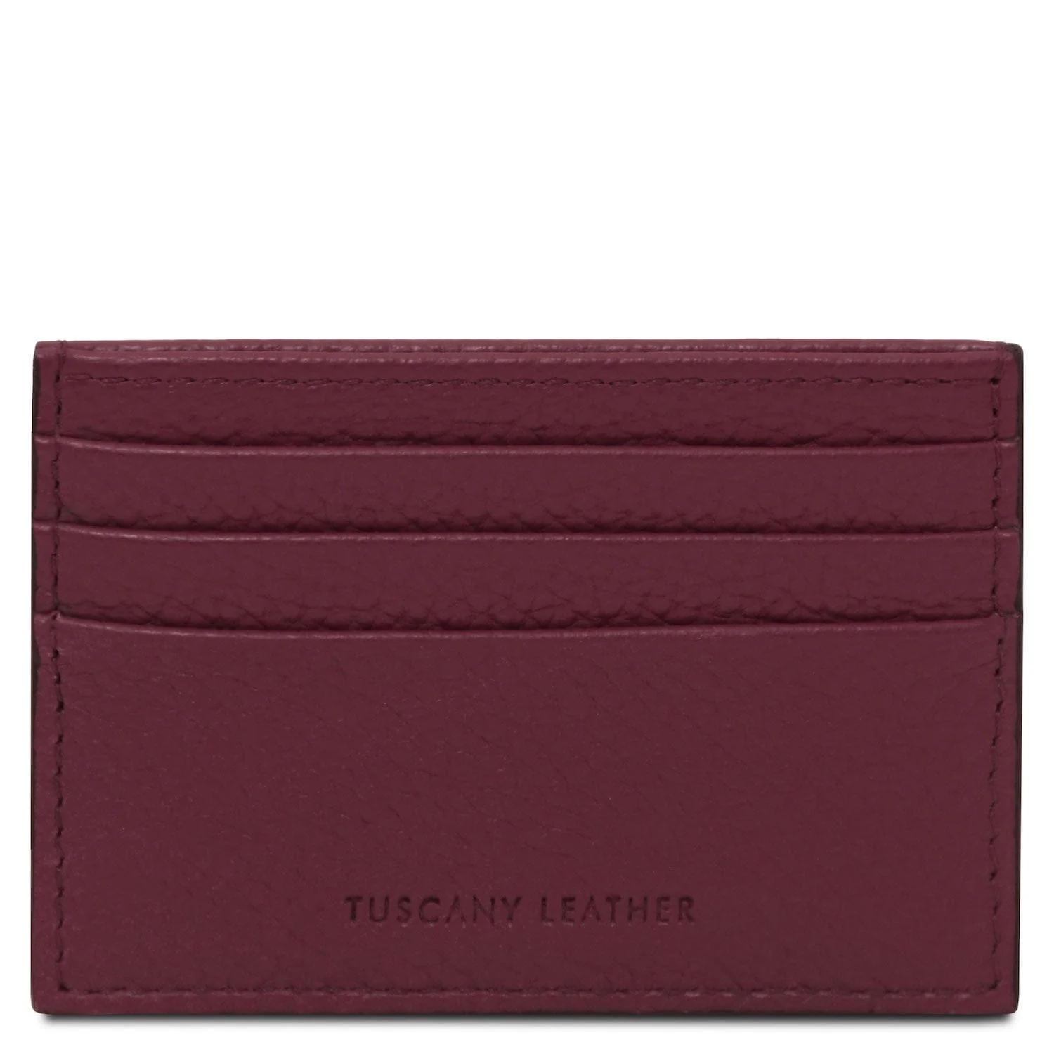 Leather card holder - 6 cards, pebbled leather | TL142472 - Image 33