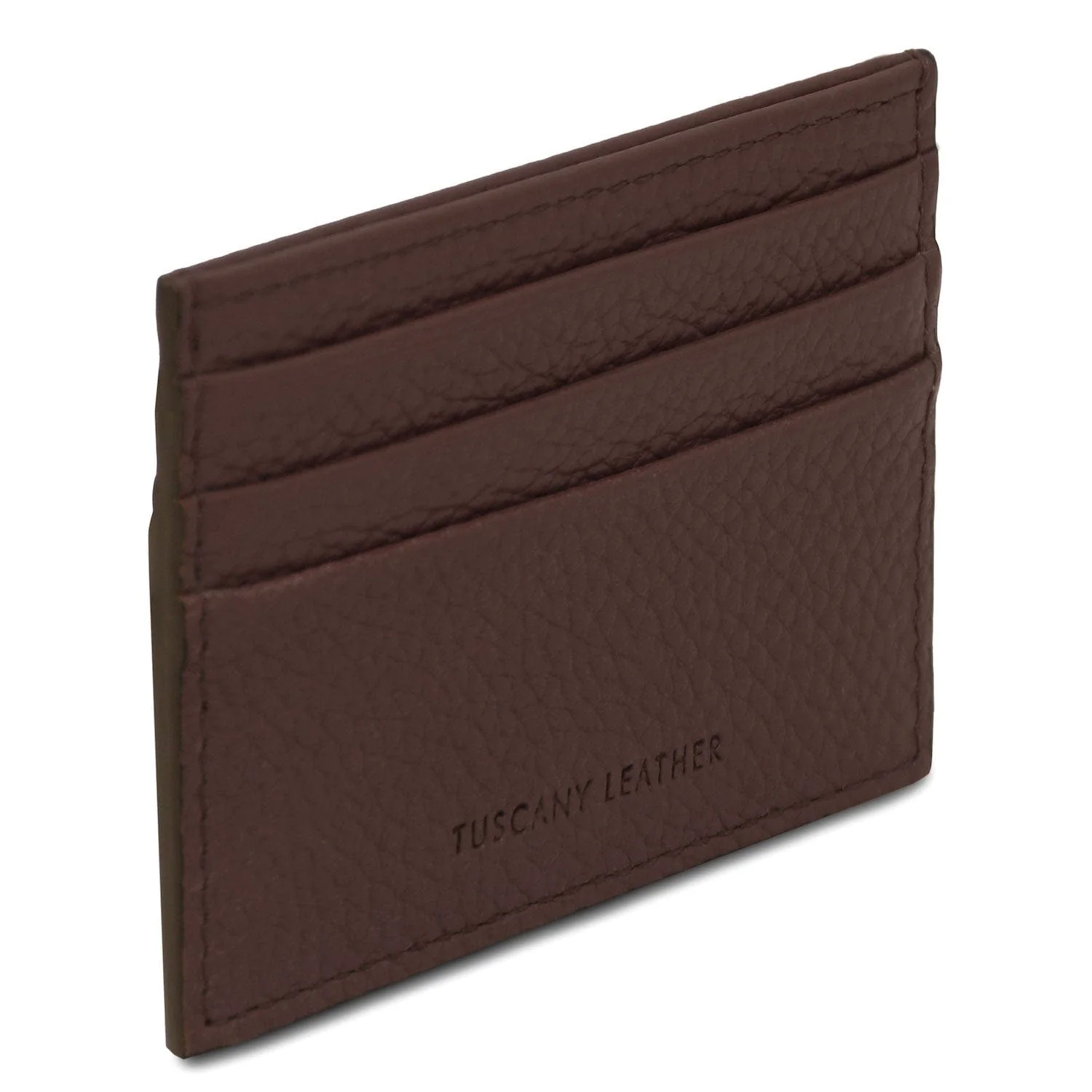 Leather card holder - 6 cards, pebbled leather | TL142472 - Image 39