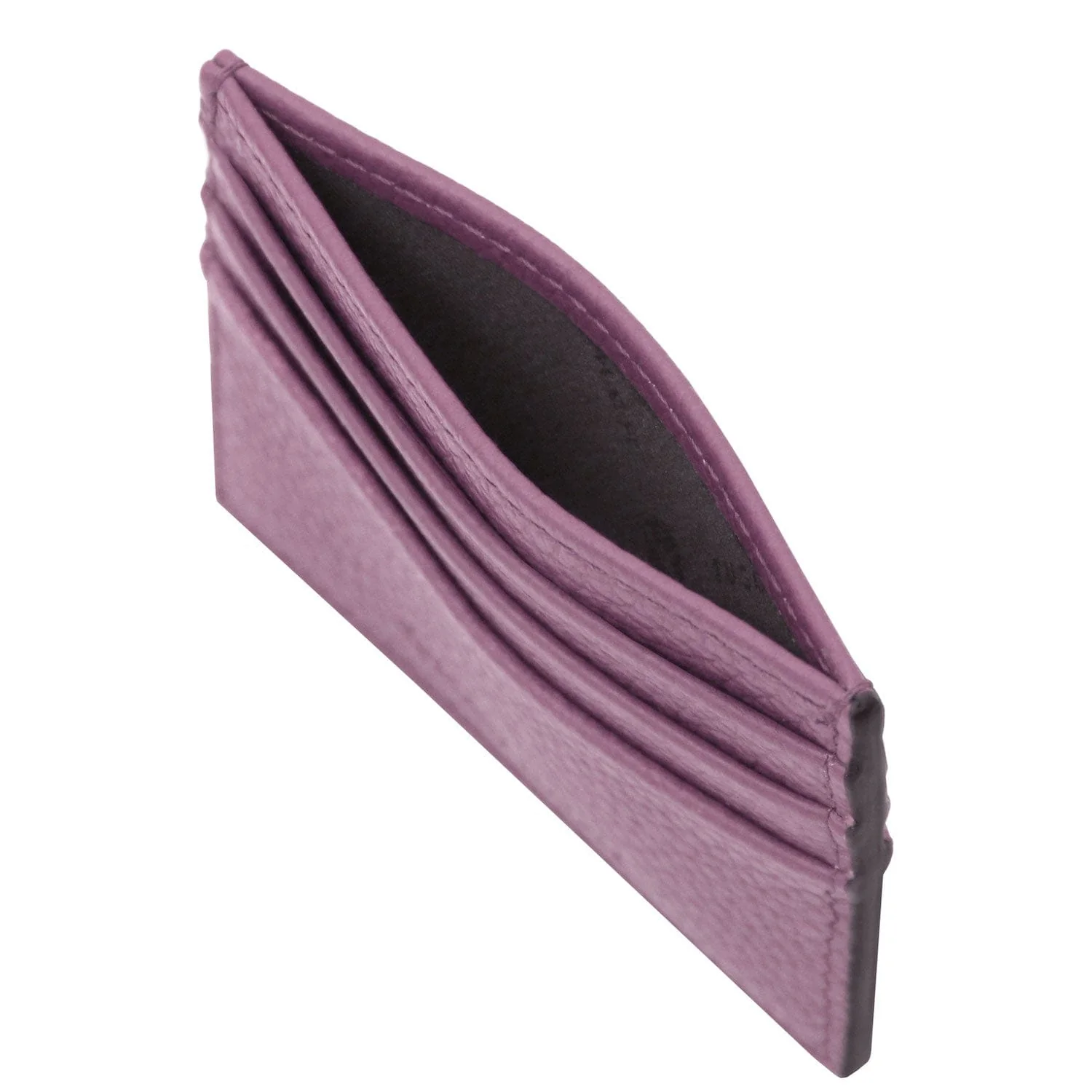 Leather card holder - 6 cards, pebbled leather | TL142472 - Image 6