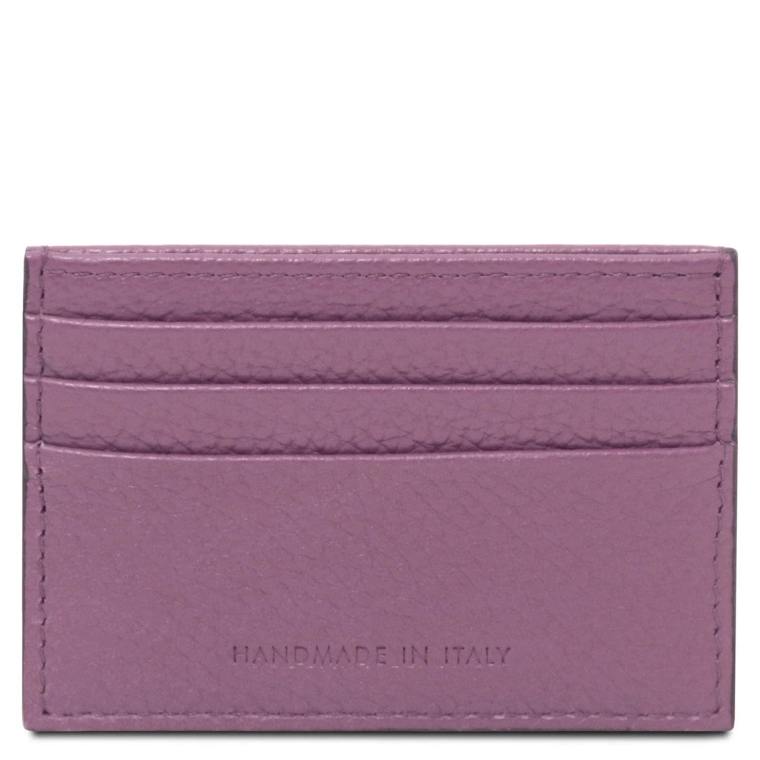 Leather card holder - 6 cards, pebbled leather | TL142472 - Image 8