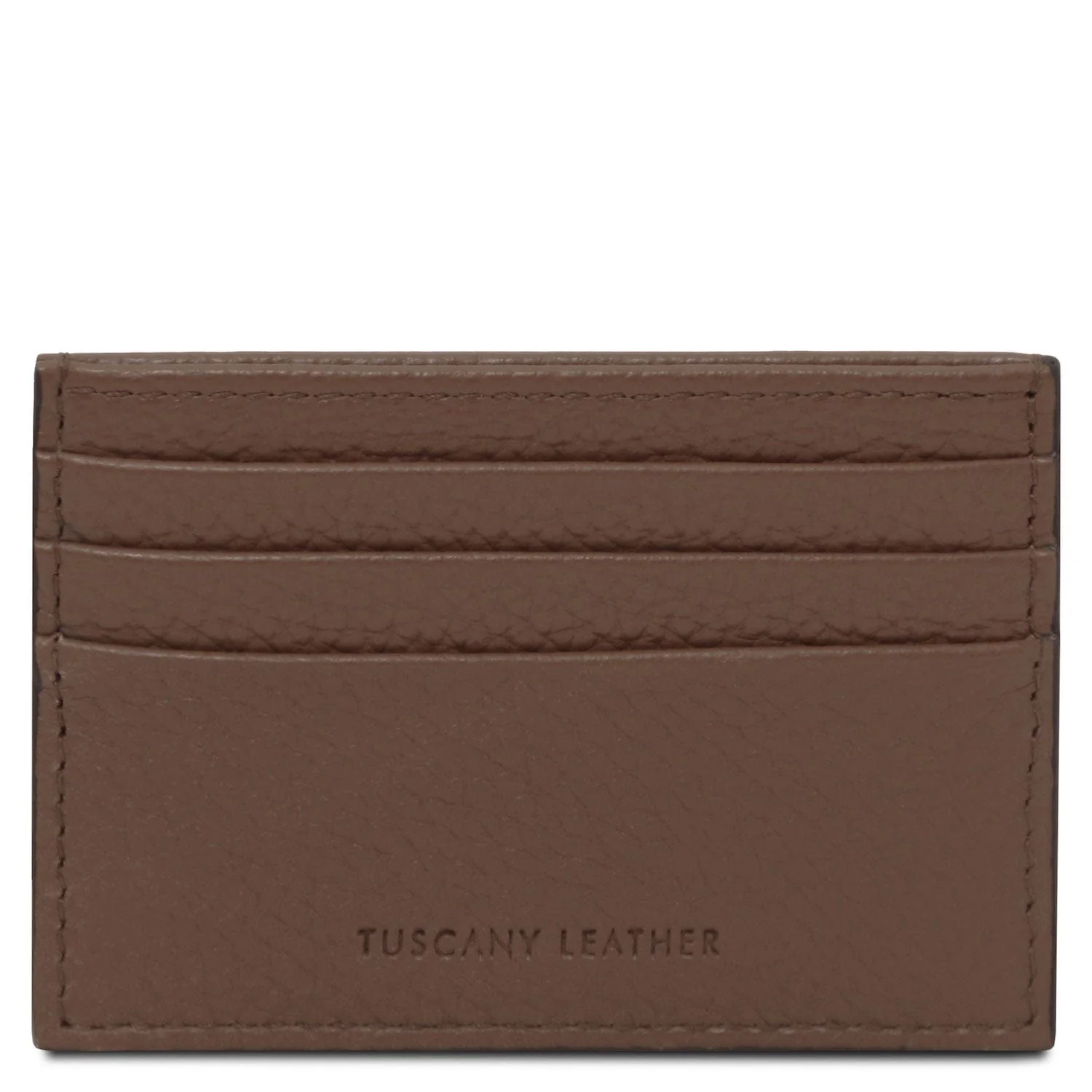 Leather card holder - 6 cards, pebbled leather | TL142472 - Image 9