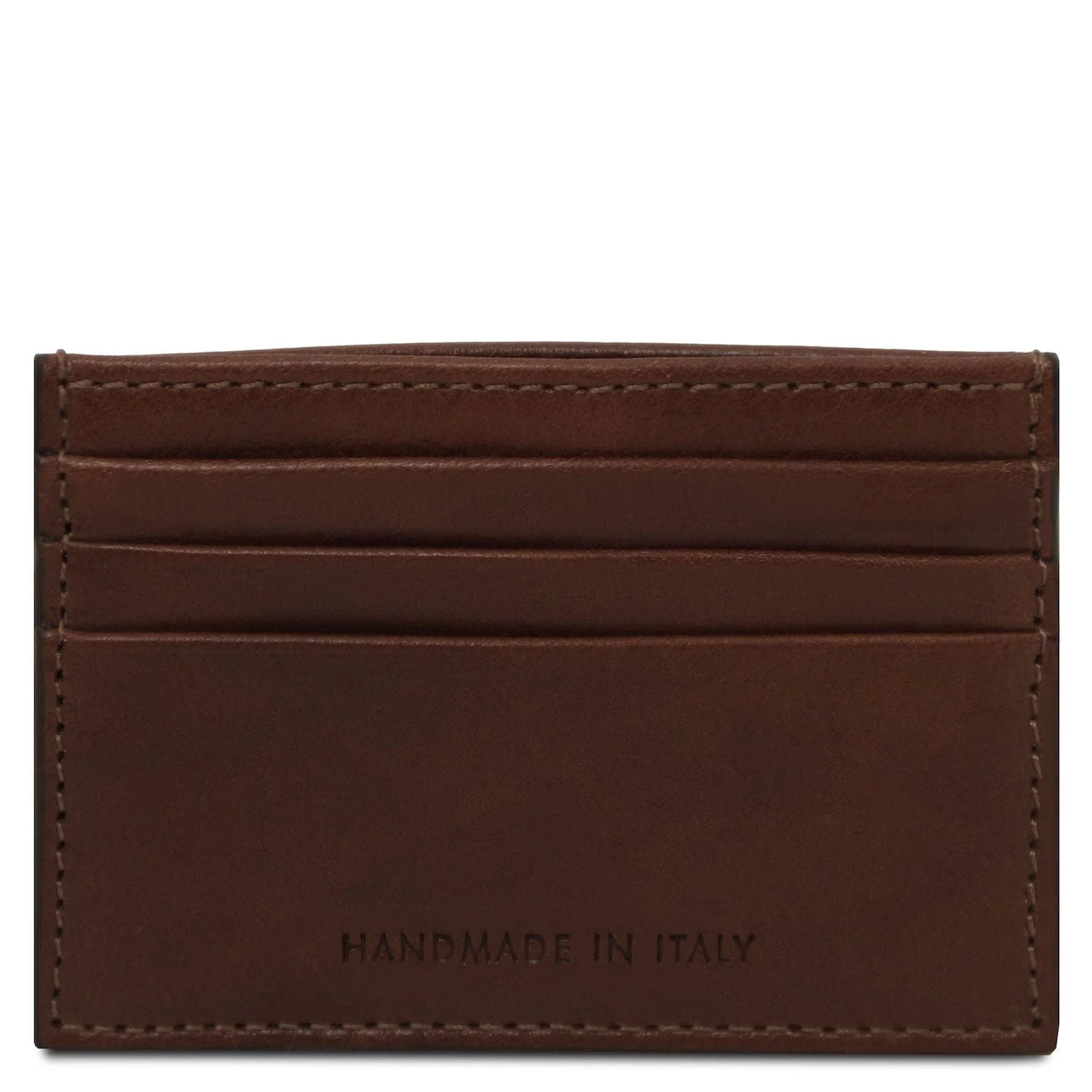 Leather card holder - 6 cards, smooth full-grain leather | TL142471 - Image 16