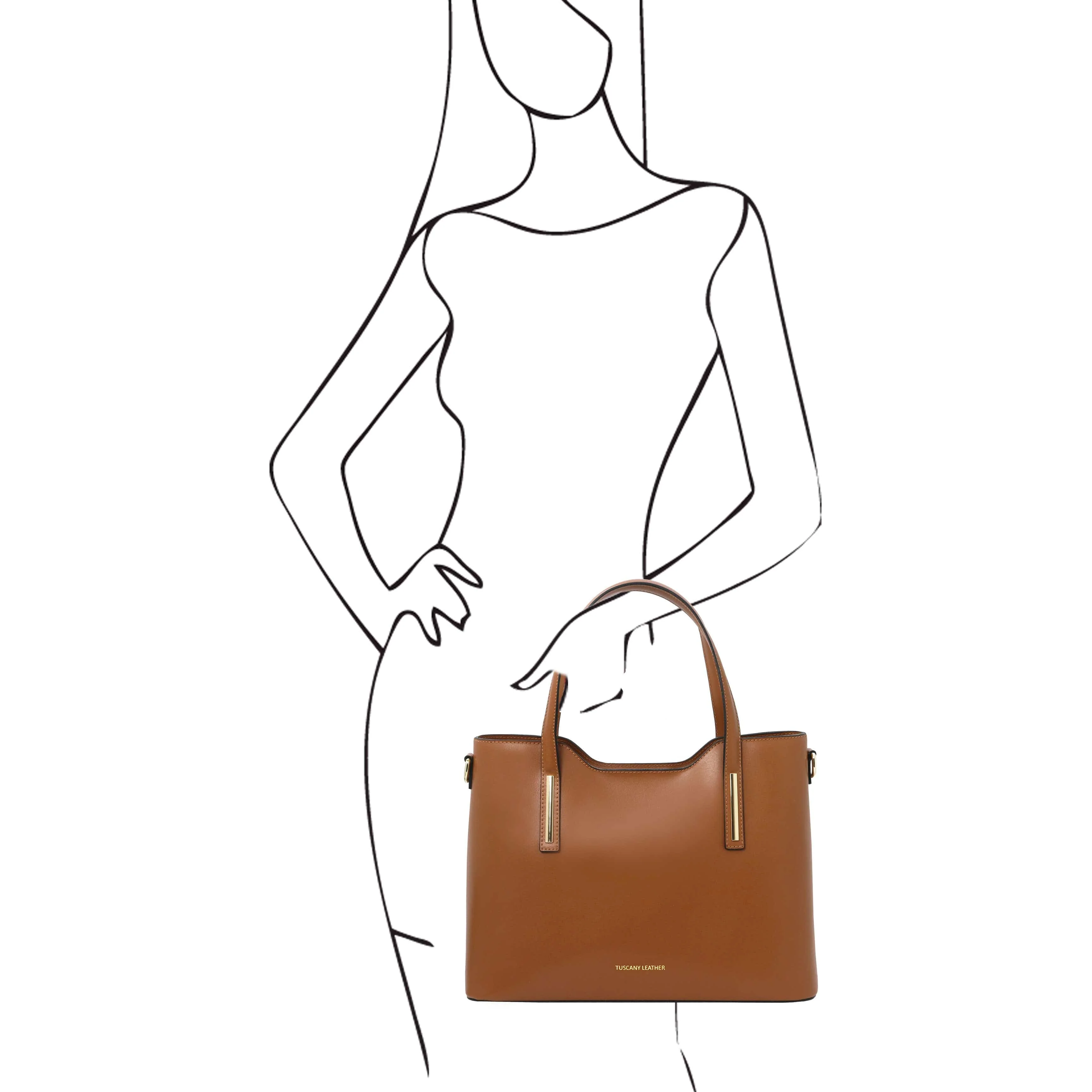 Olimpia - Italian leather tote | TL141412 - Image 35