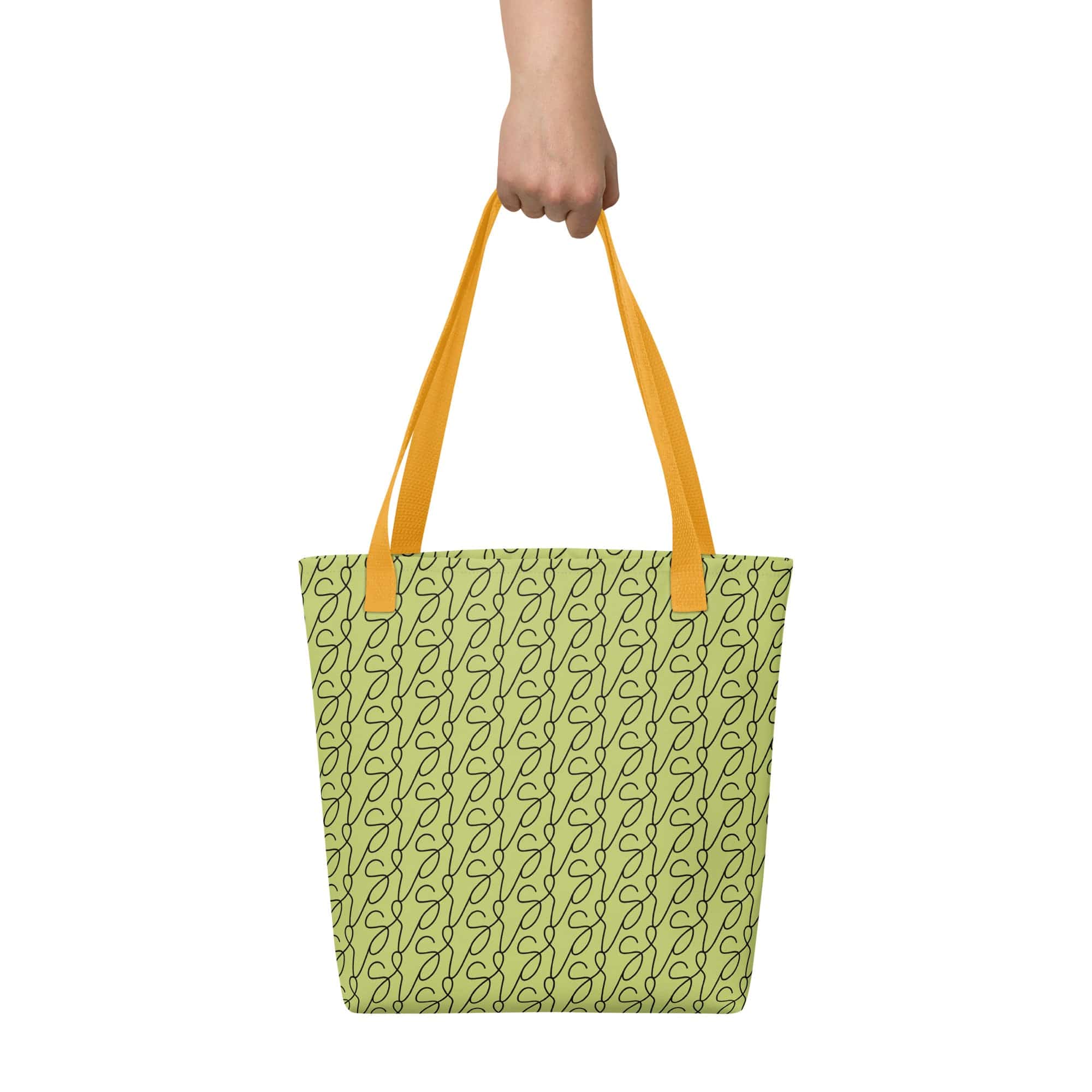Olive Green Logo Tote Bag - Image 16