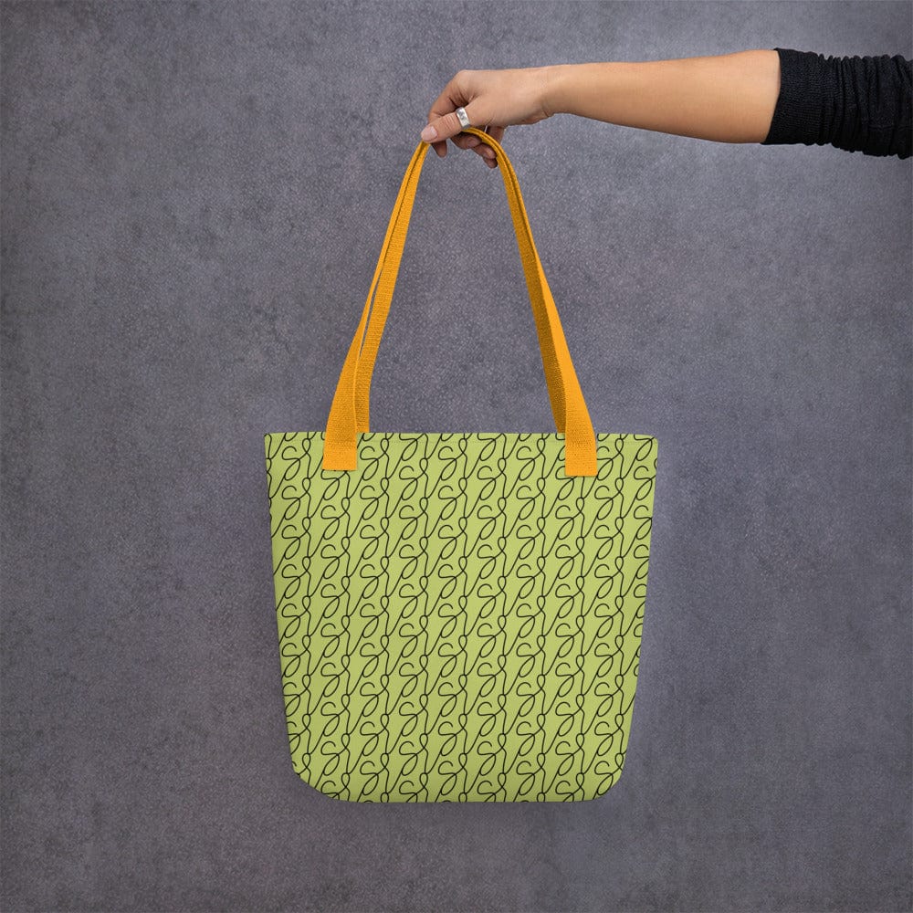 Olive Green Logo Tote Bag - Image 4