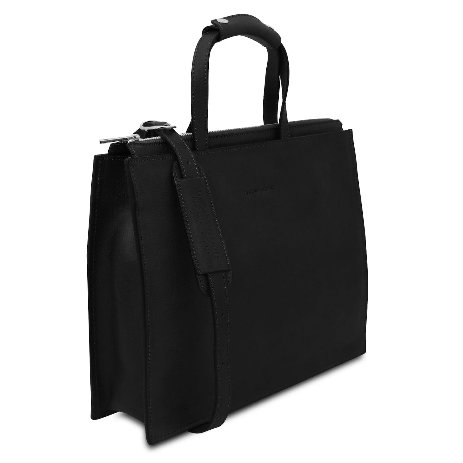 Palermo - Italian leather 3-compartment briefcase for women | TL142452 - Image 21