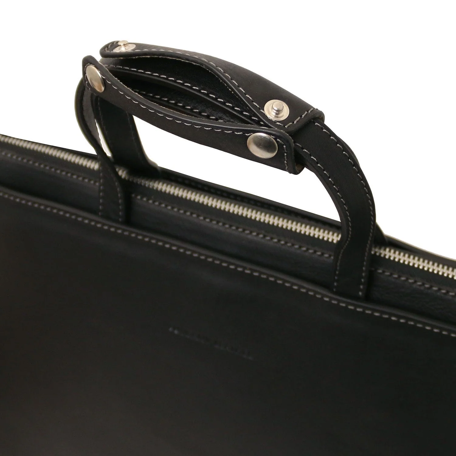 Palermo - Italian leather 3-compartment briefcase for women | TL142452 - Image 24