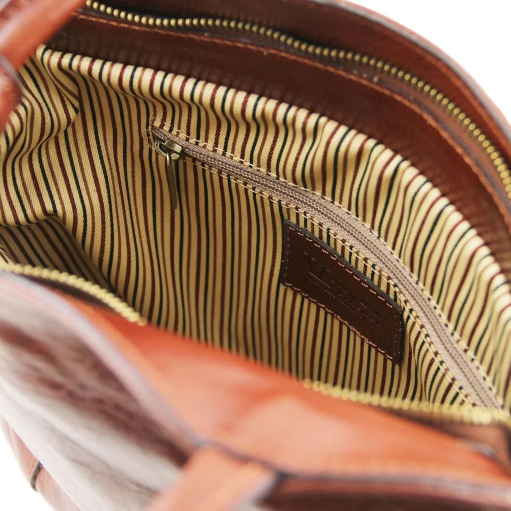 Patty - Italian leather convertible 2-in-1 backpack shoulder bag | TL141497 - Image 35