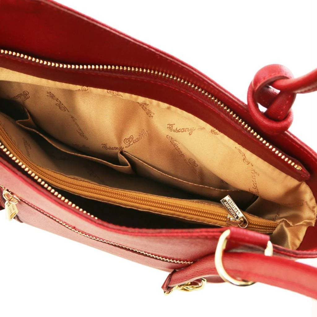 Patty - Saffiano leather convertible 2-in-1 backpack shoulder bag | TL141455 - Image 14