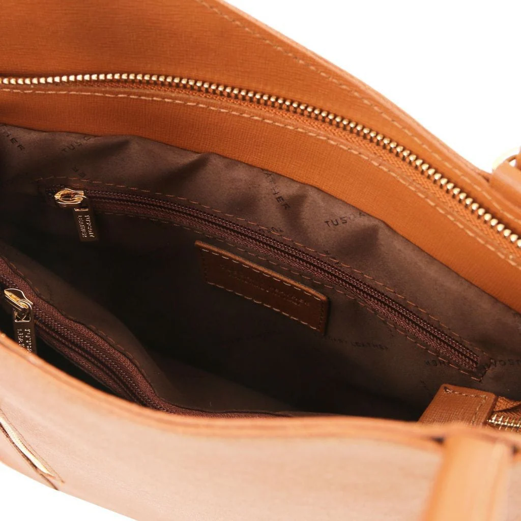Patty - Saffiano leather convertible 2-in-1 backpack shoulder bag | TL141455 - Image 26