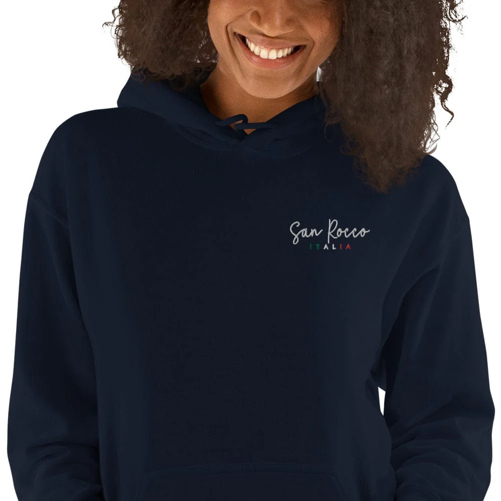 San Rocco Italia Embroidered Logo Unisex Hoodie - Image 7