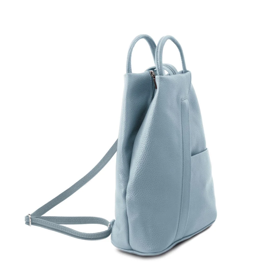 Shanghai - Italian leather backpack - pebbled leather | TL141881 - Image 65