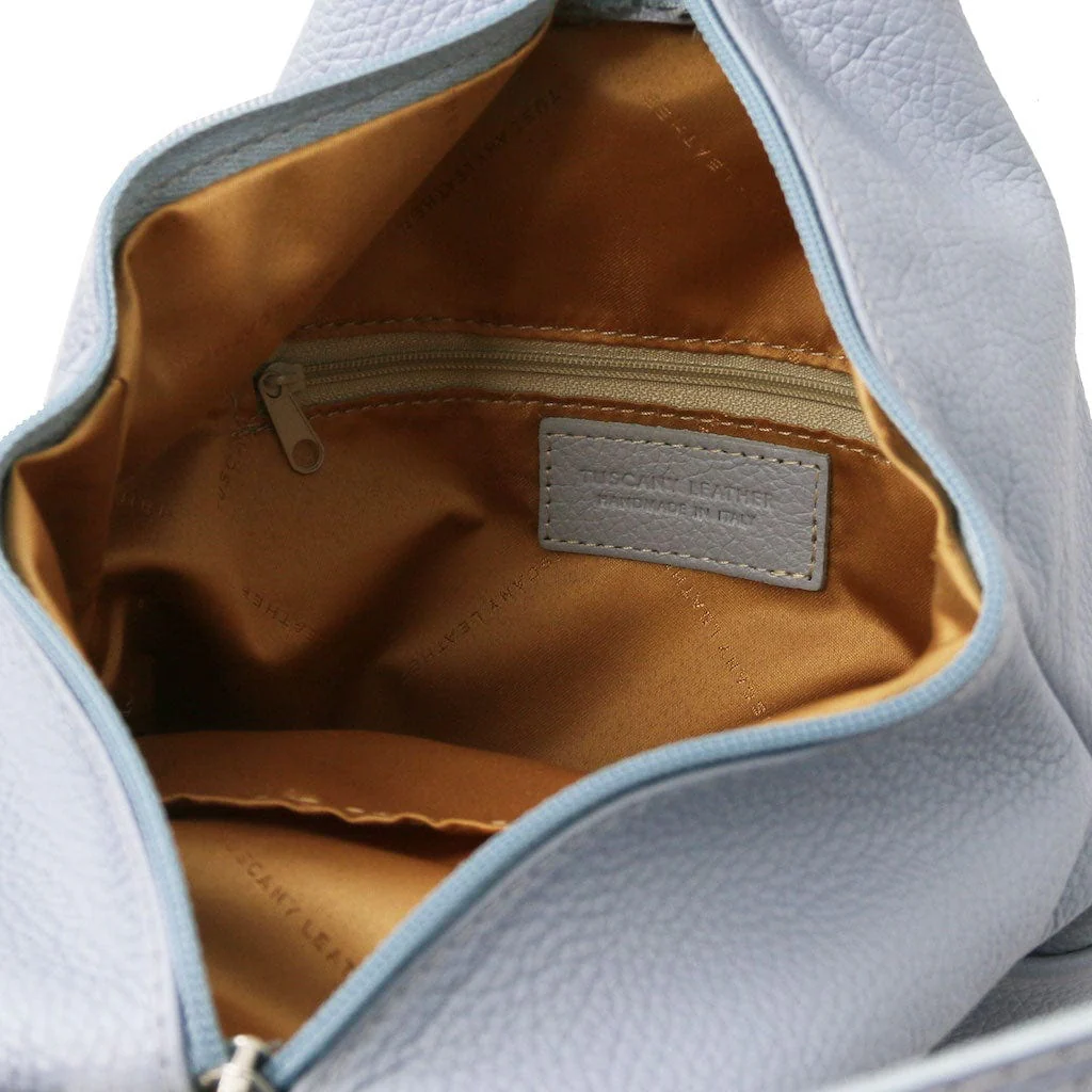 Shanghai - Italian leather backpack - pebbled leather | TL141881 - Image 67
