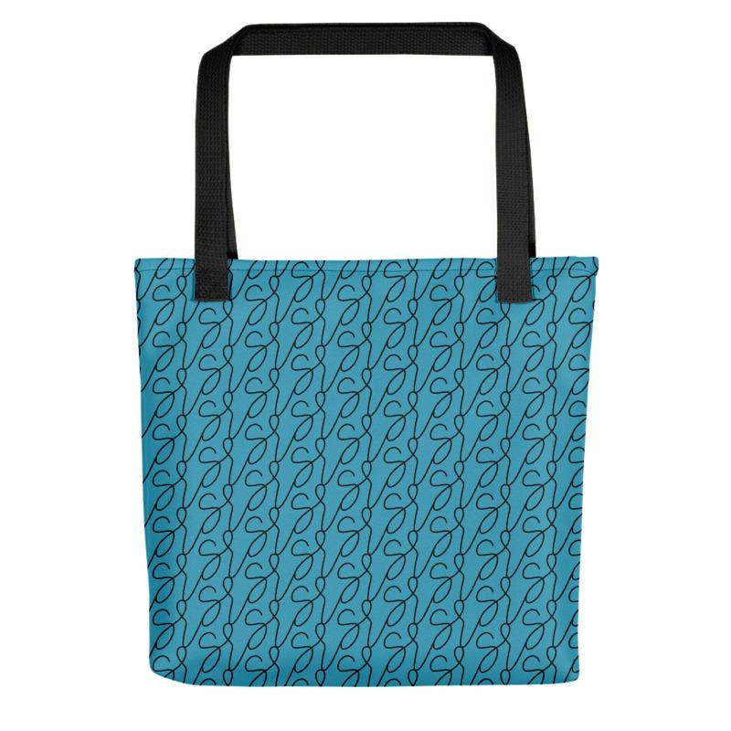 Teal Logo Tote Bag - Image 9