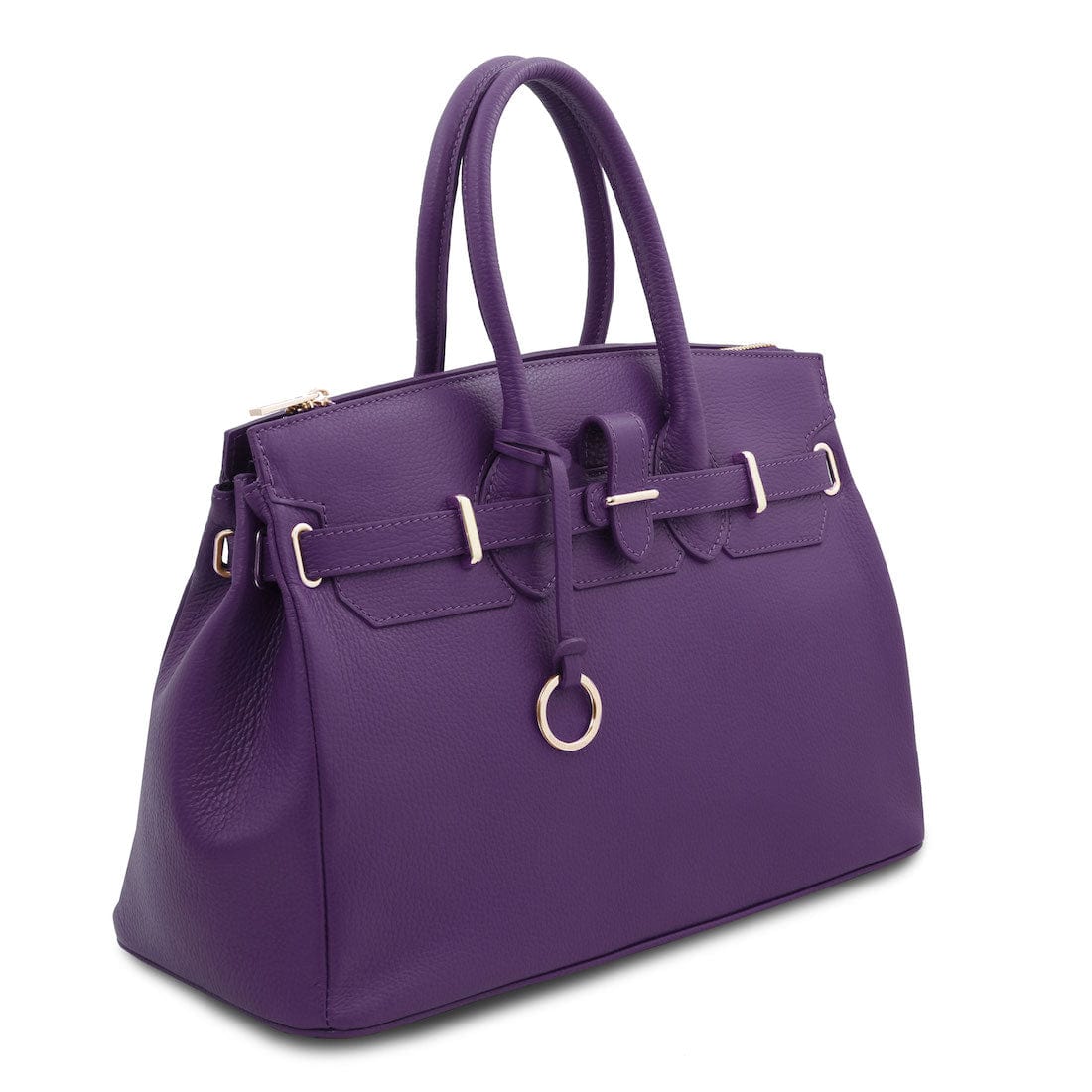 TL Bag - Leather handbag with golden hardware | TL141529 - Image 90