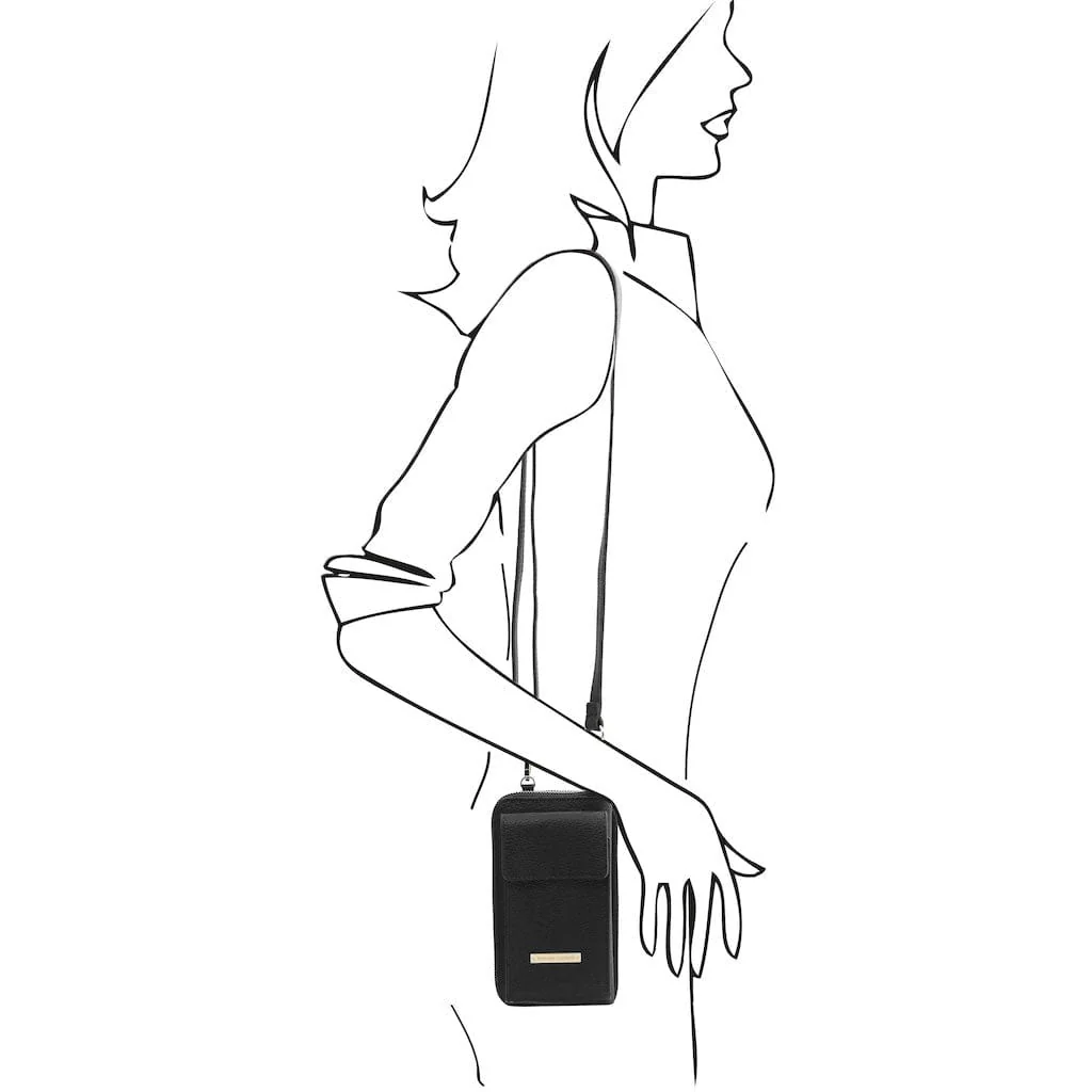TL Bag - Leather wallet with strap - phone wallet | TL142323 - Image 13