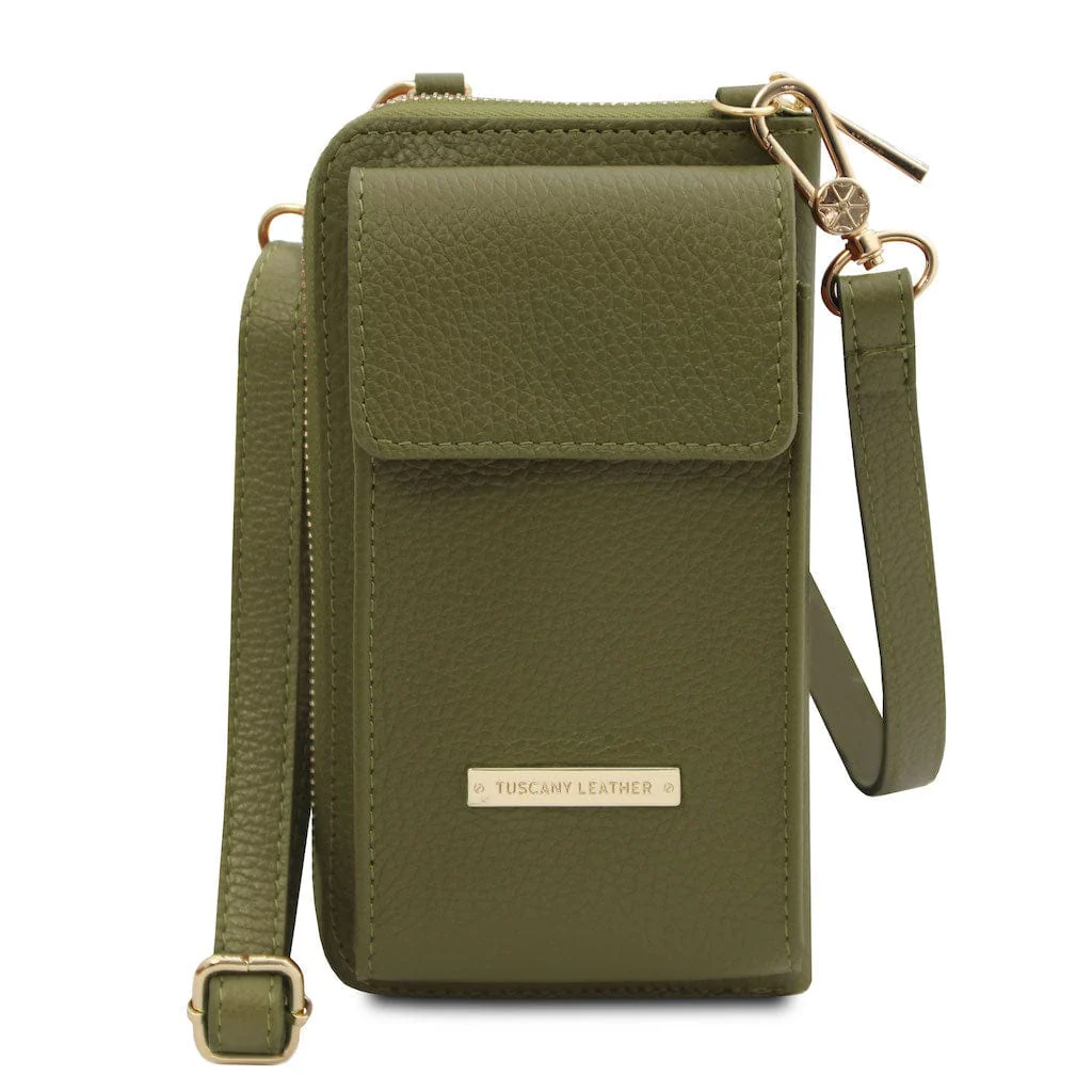 TL Bag - Leather wallet with strap - phone wallet | TL142323 - Image 41