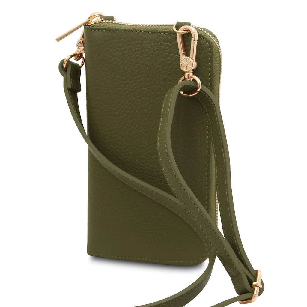 TL Bag - Leather wallet with strap - phone wallet | TL142323 - Image 43