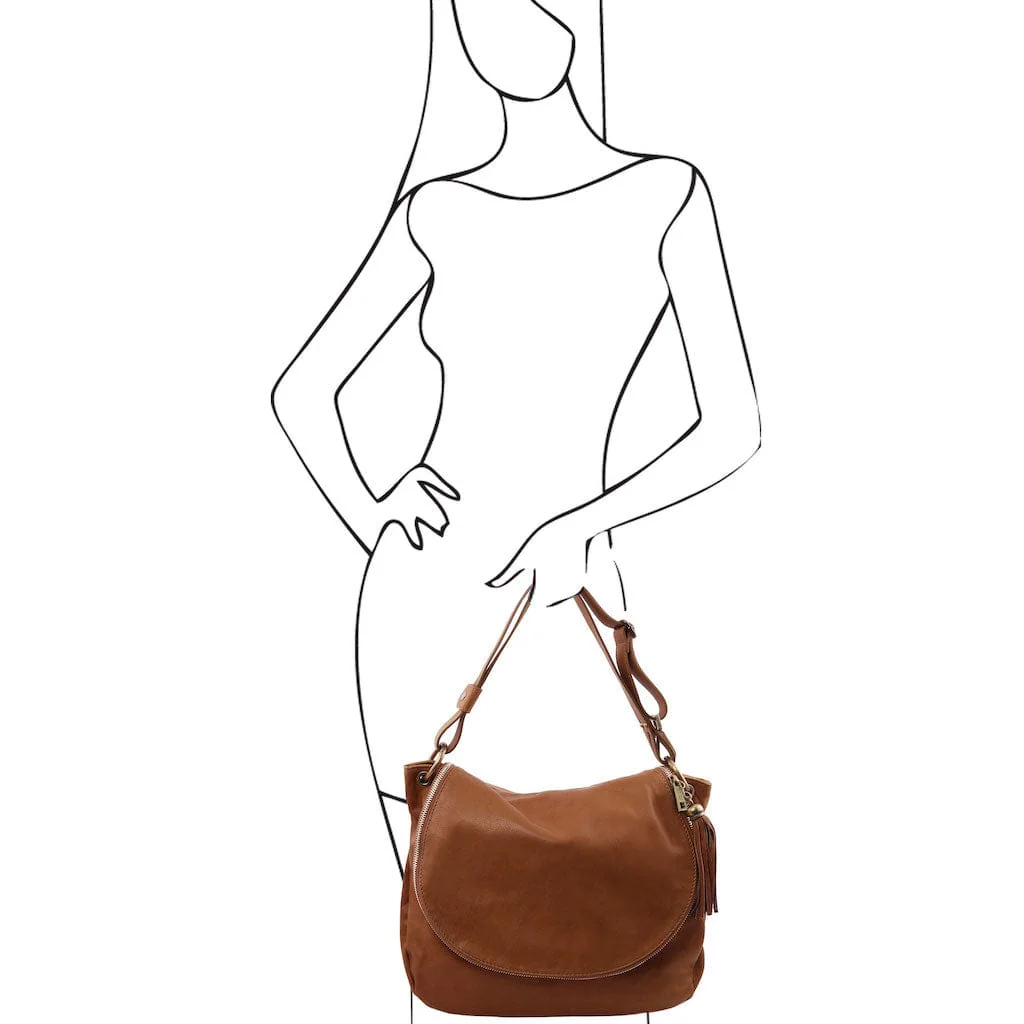 TL Bag - Soft leather shoulder bag with tassel detail | TL141110 - Image 16