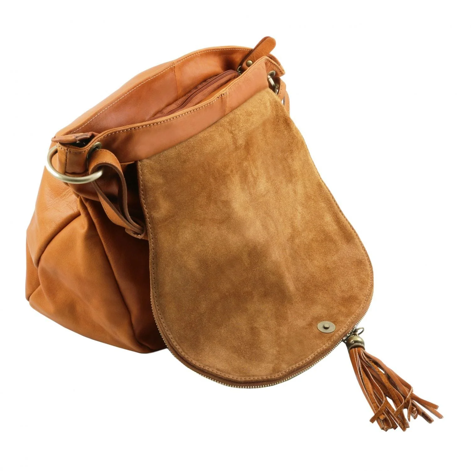 TL Bag - Soft leather shoulder bag with tassel detail | TL141110 - Image 5
