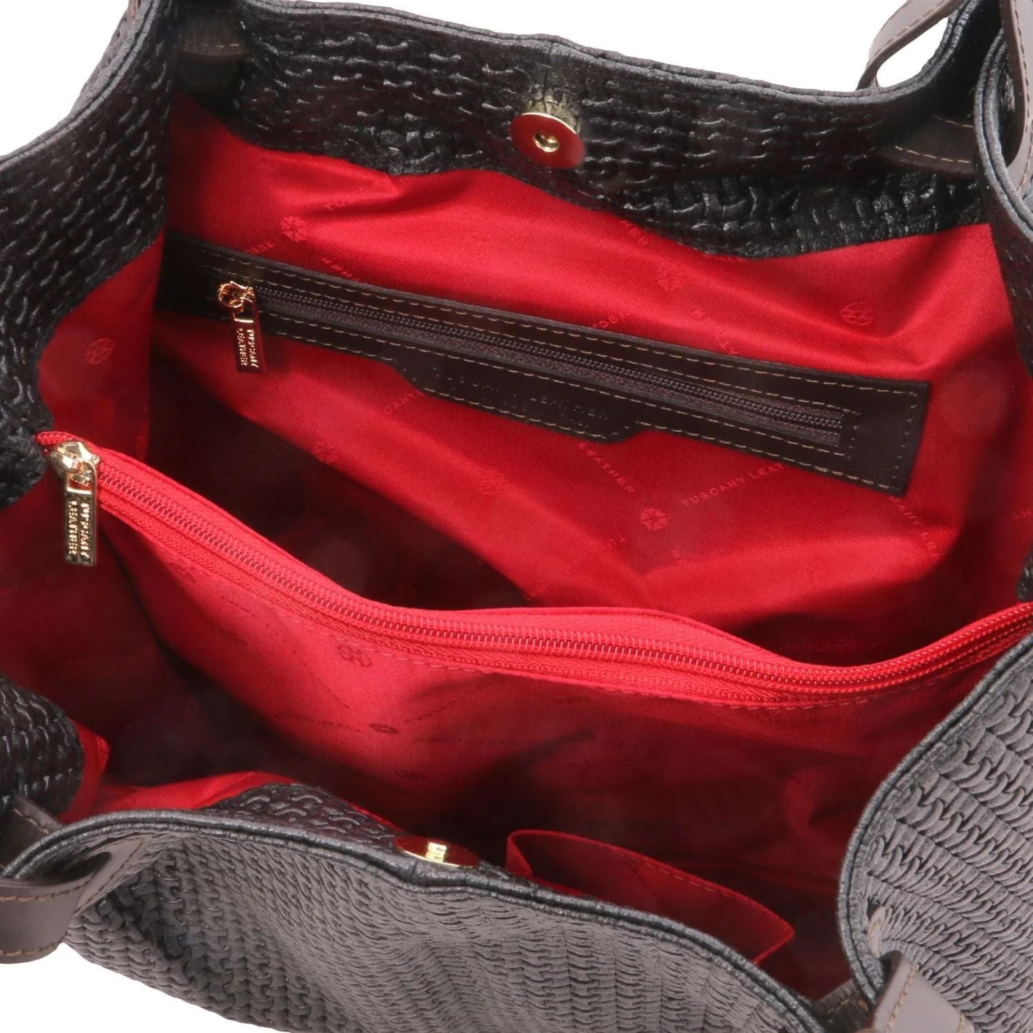 TL KeyLuck - Woven printed leather shopping bag | TL141573 - Image 18
