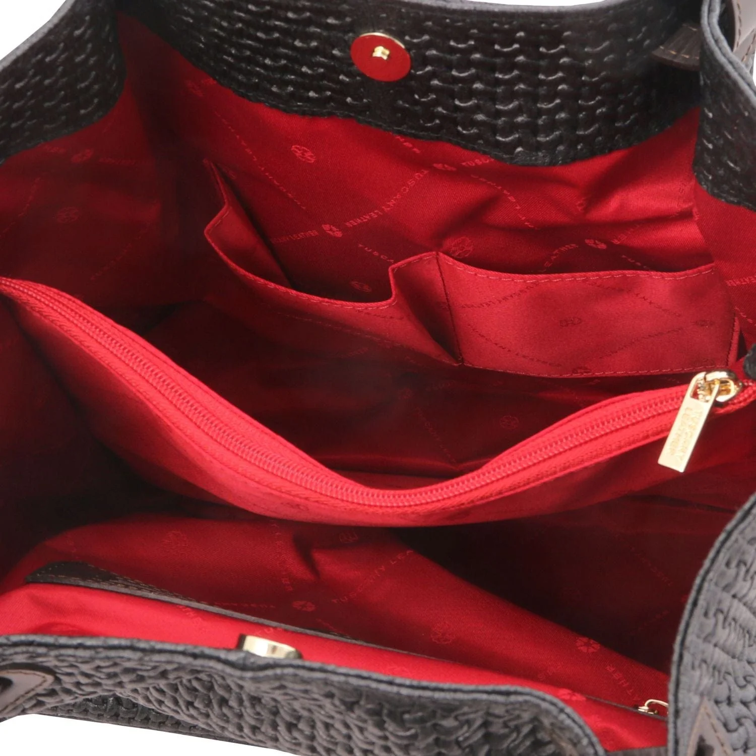 TL KeyLuck - Woven printed leather shopping bag | TL141573 - Image 19
