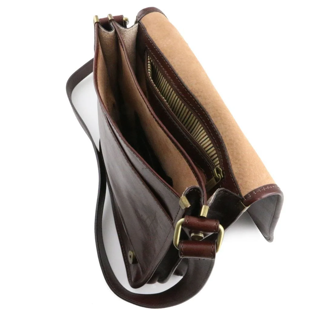 TL Messenger - Two compartment leather shoulder bag | TL141255 - Image 12