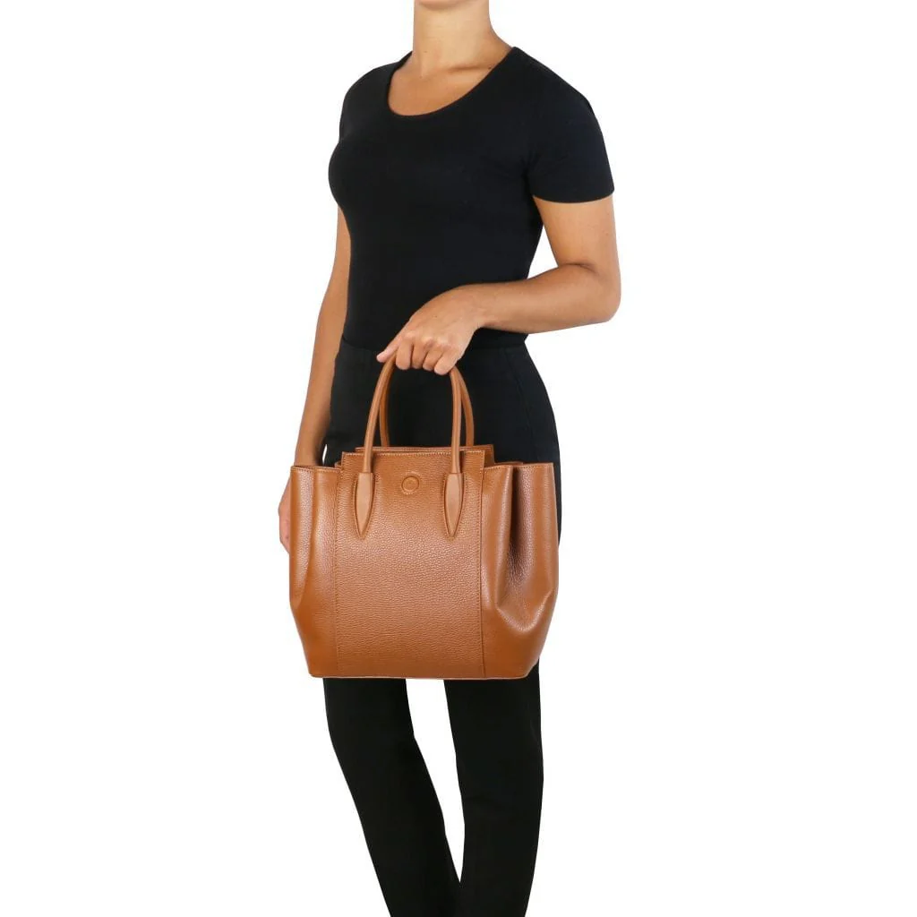 Tulipan - Italian leather handbag | TL141727 - Image 3
