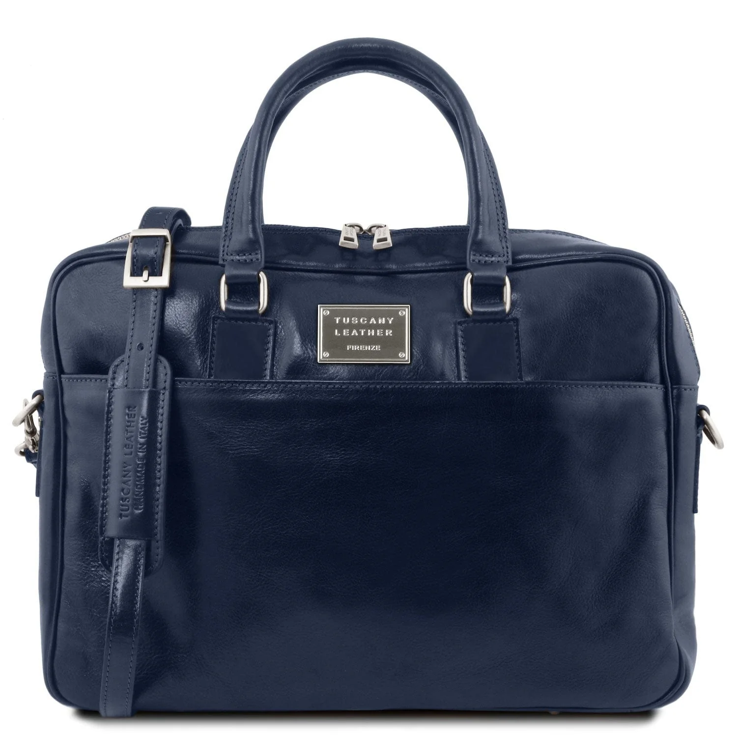 Urbino - Leather laptop briefcase with front pocket | TL141241 - Image 17