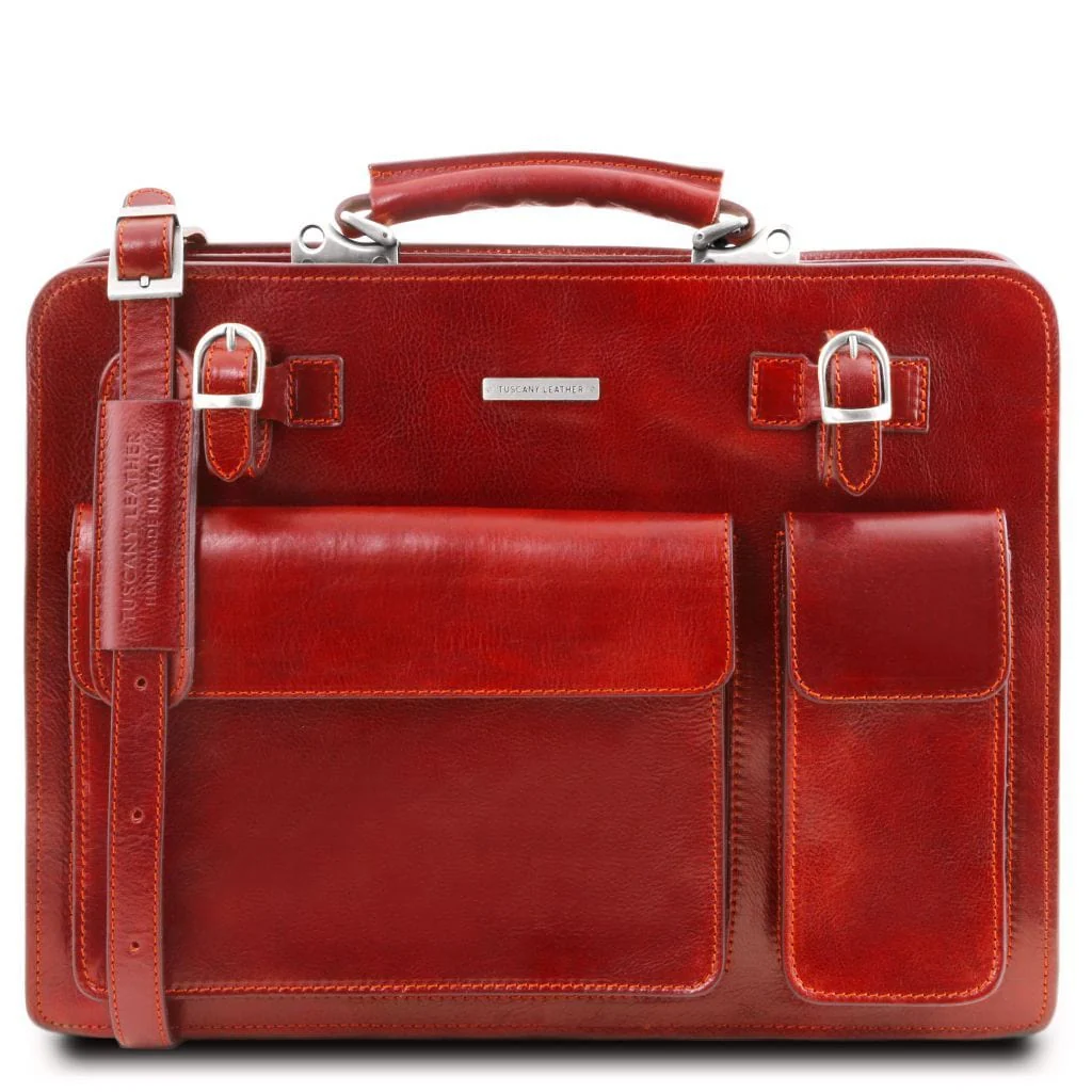 Venezia - 2 compartment leather briefcase | TL141268 - Image 14